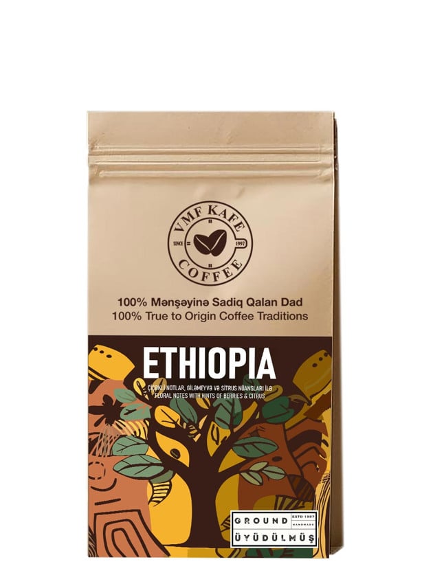 VMF Kafe Ethiopia Premium, qəhvə üyüdülmüş, 500 q