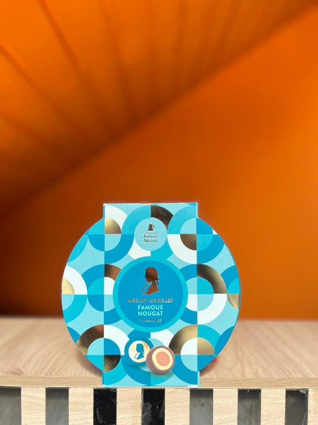 Şokolad konfetlər Famous Nougat, 119 q