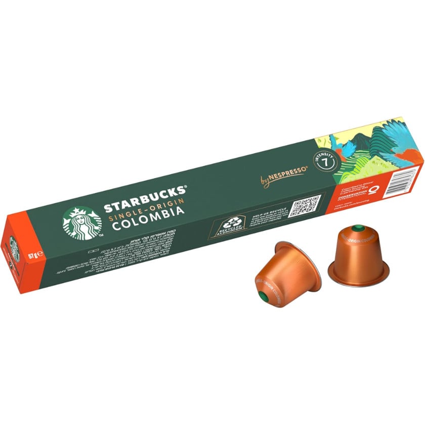 Kapsullarda qəhvə Starbucks Single Origin Colombia by Nespresso 10 Capsules