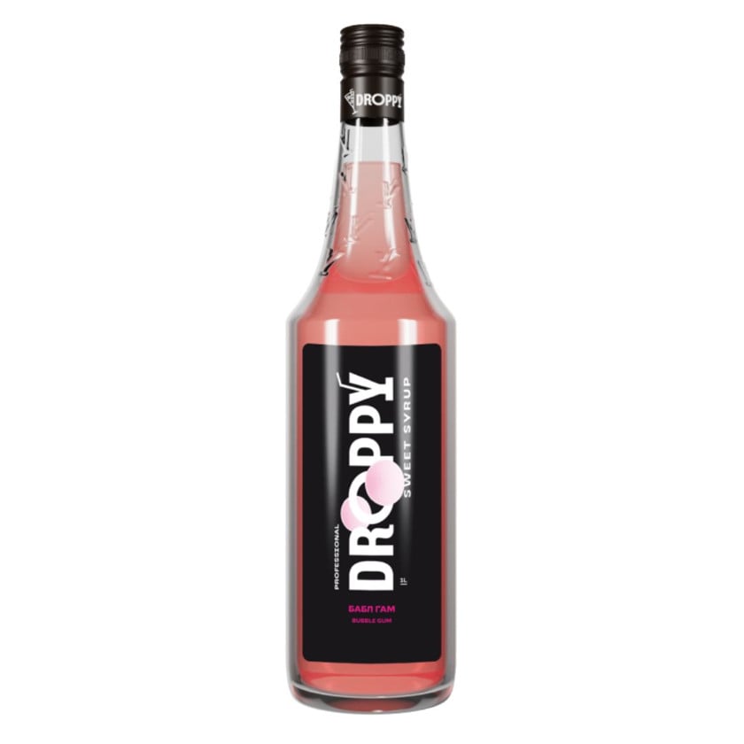 Sirop Droppy Bubble Gum, 1000 ml