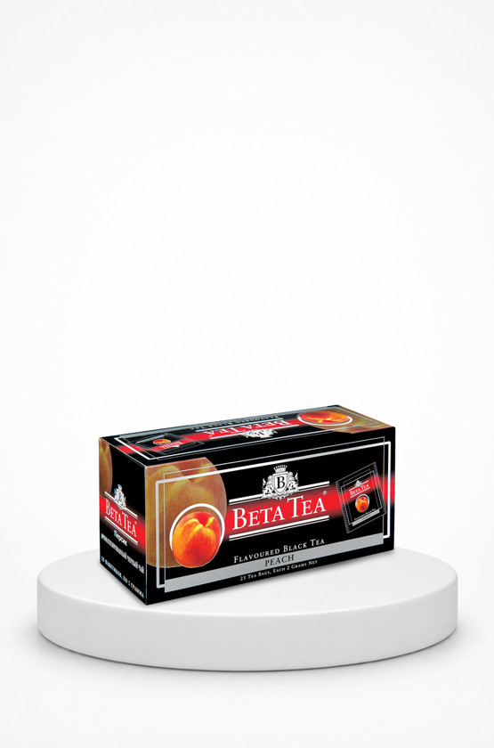 Paket çayı Beta Flavoured Peach, 25x2 q