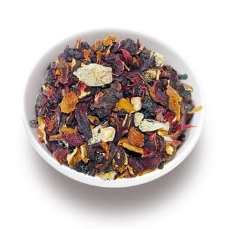 Qara çay Ronnefeldt Plum and Cinnamon Loose, meyvəli, 100 q