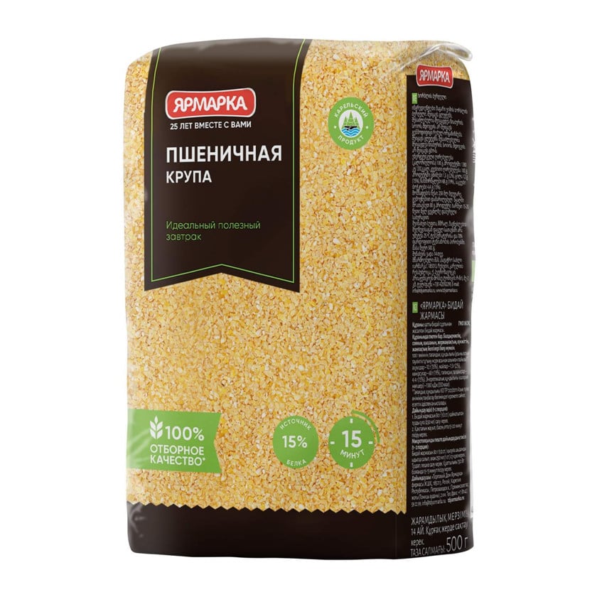 Təbii buğda yarması Ярмарка 500 q