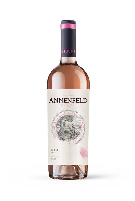 Çəhrayı şərab Annenfeld, 750 ml, çəhrayı, quru