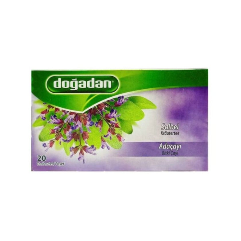 Paketləşdirilmiş çay Doğadan adaçayı, 20 ədəd