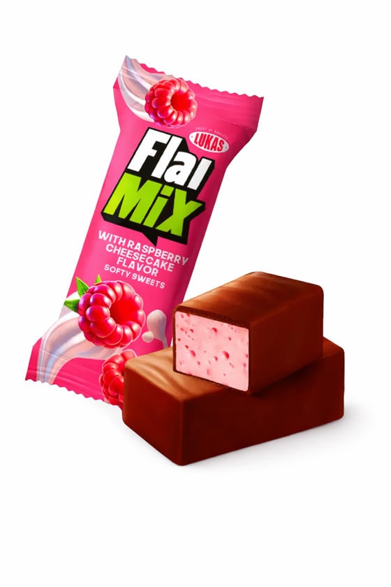 Şokolad flamix malina Roshen, 500 qr