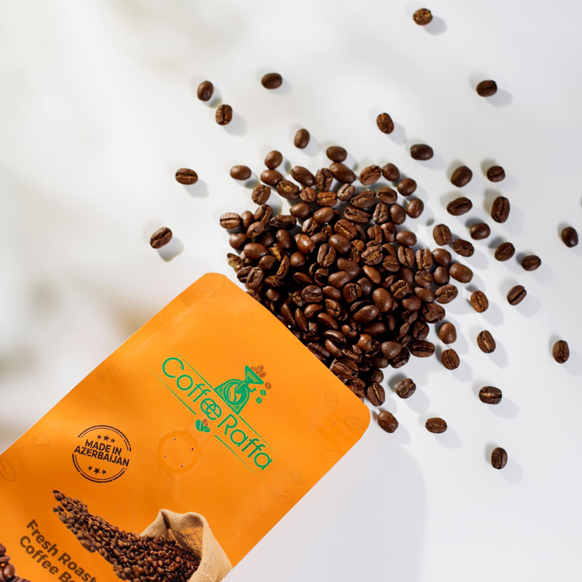 Qəhvə dənələri CoffeeRaffa Brasil Alfenas, 250 q