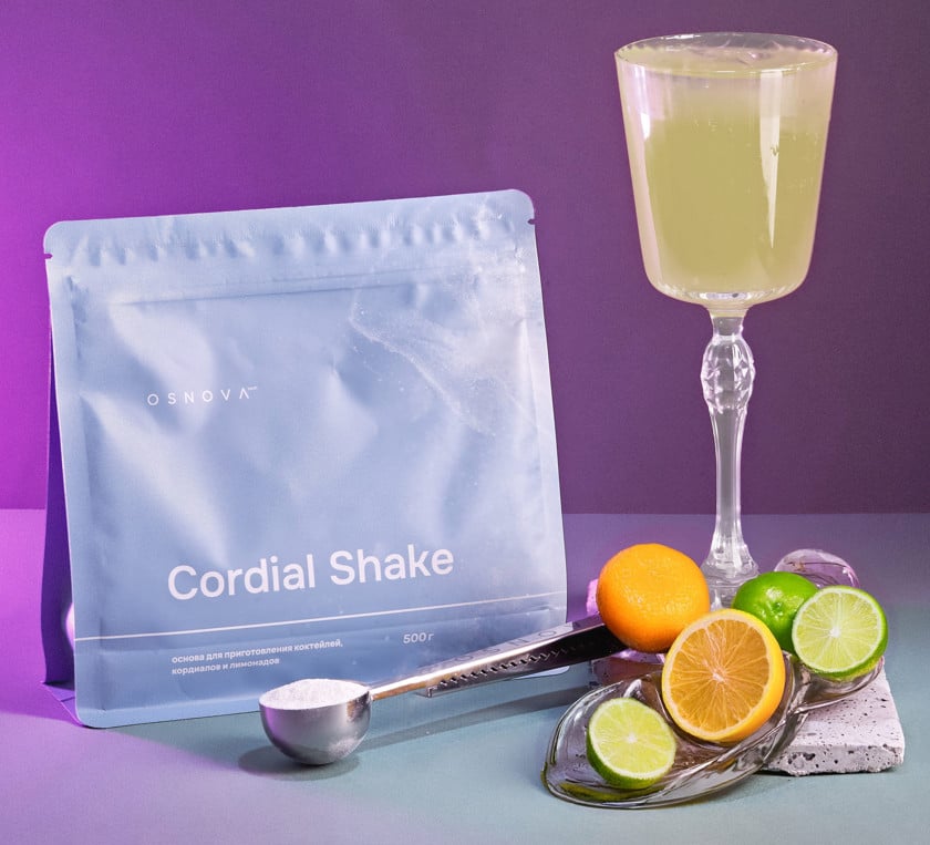 Kokteyl üçün quru baza Osnova Tech Cordial Shake Tonik Sitrus 500 q