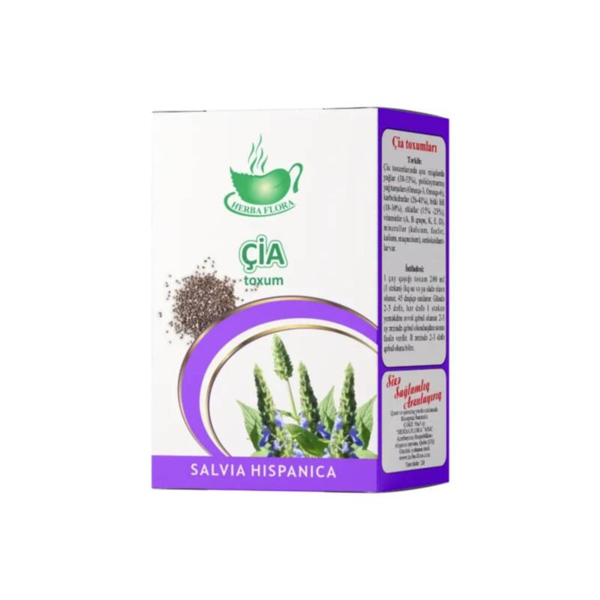 Sağlam qida Çia toxumu 50 qr