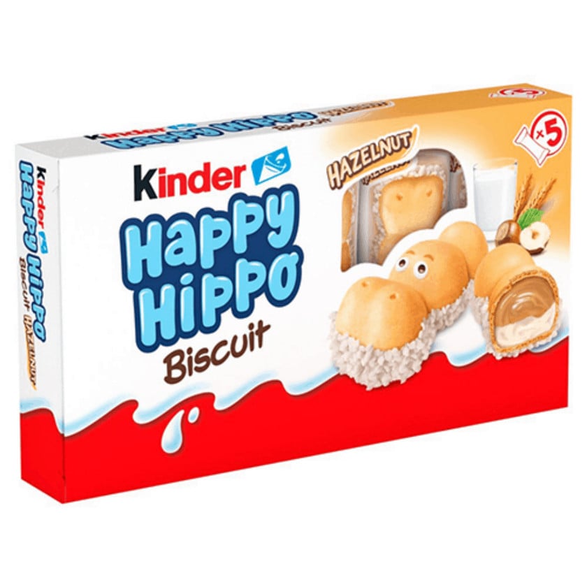 Peçenye Kinder Happy Hippo Hazelnut, 50 q