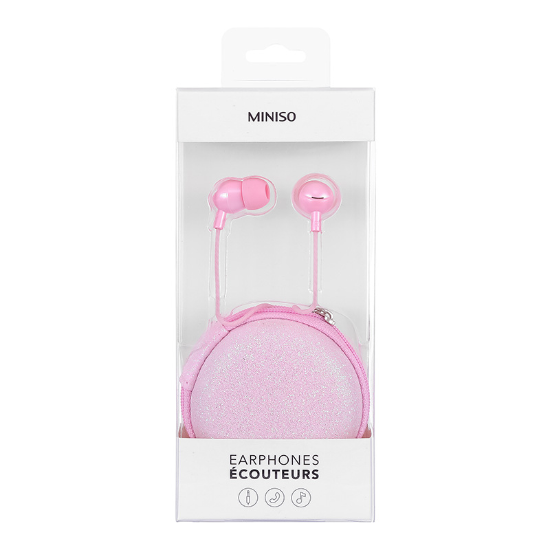 Miniso Earphones Pink 