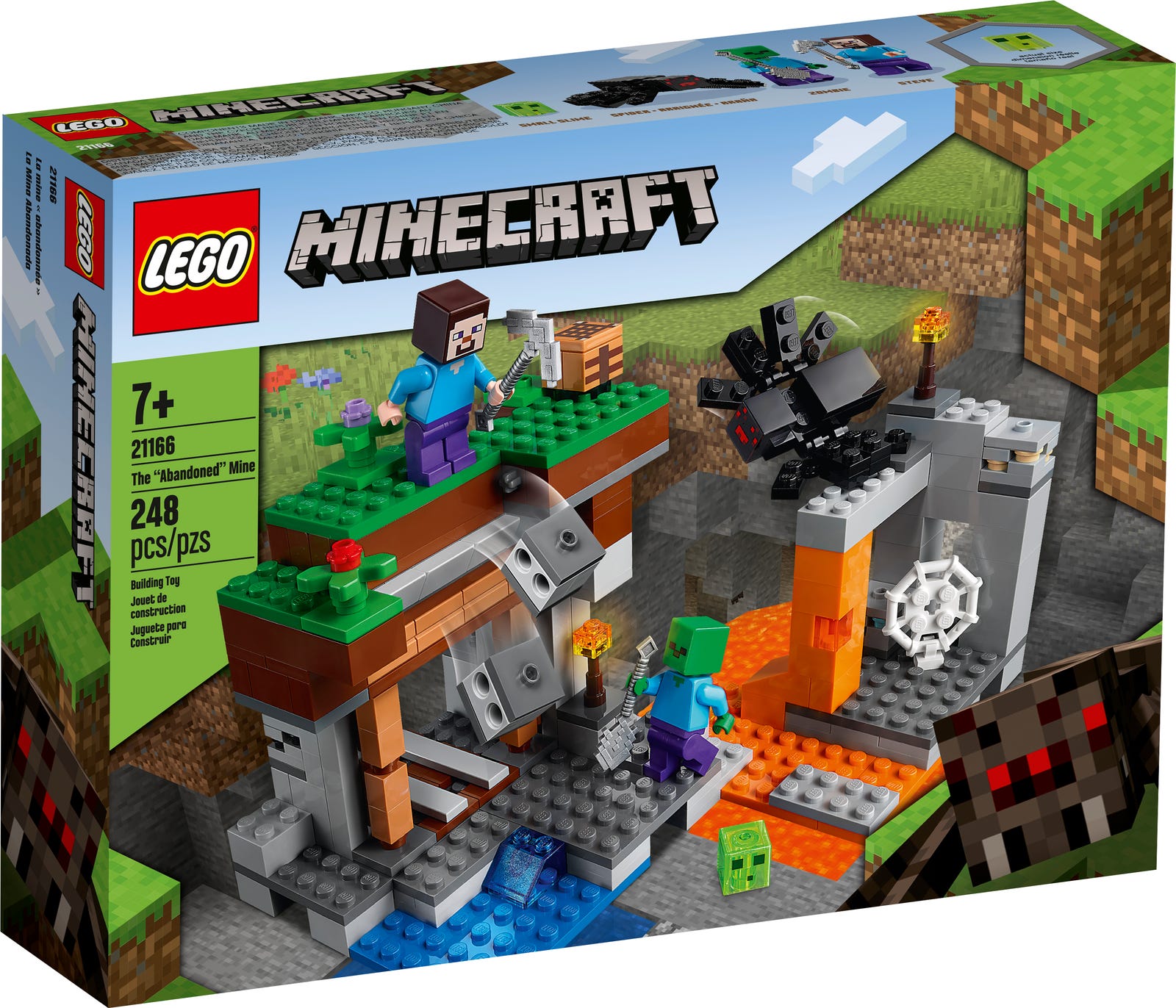 minecraft abandoned mine lego