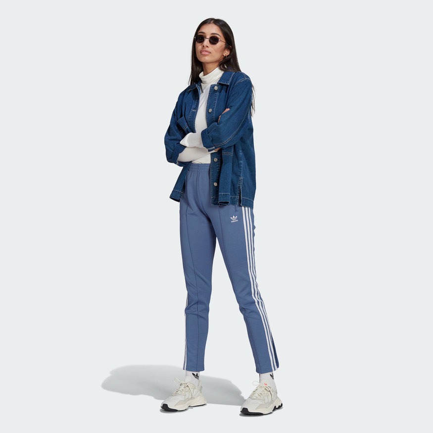 Qadınlar üçün idman şalvarı Adidas Primeblue SST GN2942, mavi, ölçü 44/L -  Bakıda almaq. Qiymət, icmal, rəylər, satış