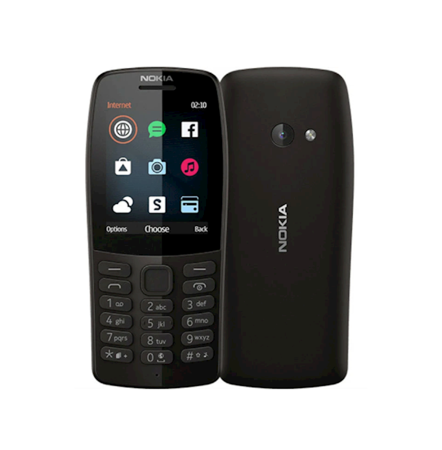 Мобильный телефон Nokia 210 DS 16MB Black (6438409029515) - купить в Баку.  Цена, обзор, отзывы, продажа