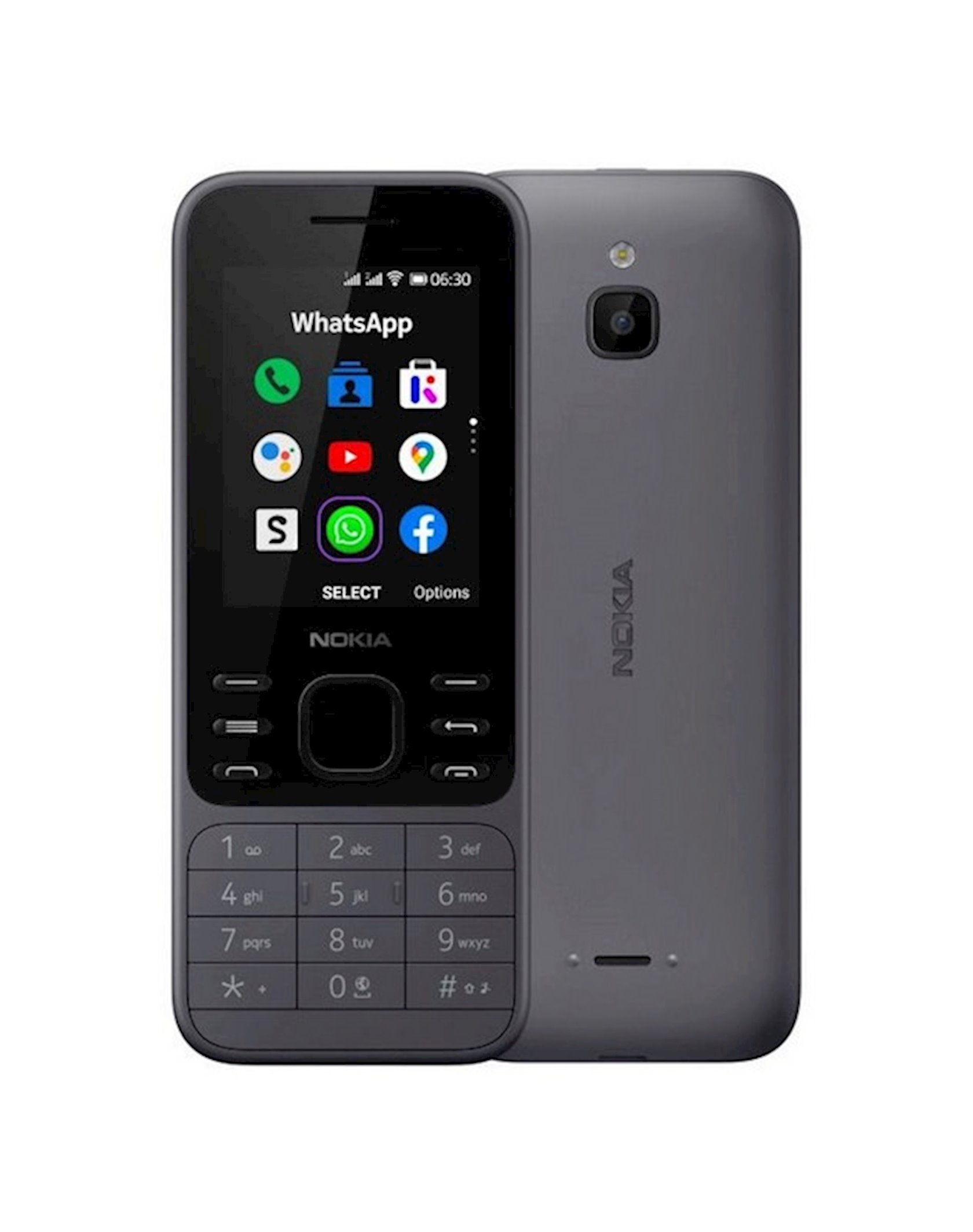 Мобильный телефон Nokia 6300 DS 4G 4GB Charcoal - купить в Баку. Цена,  обзор, отзывы, продажа