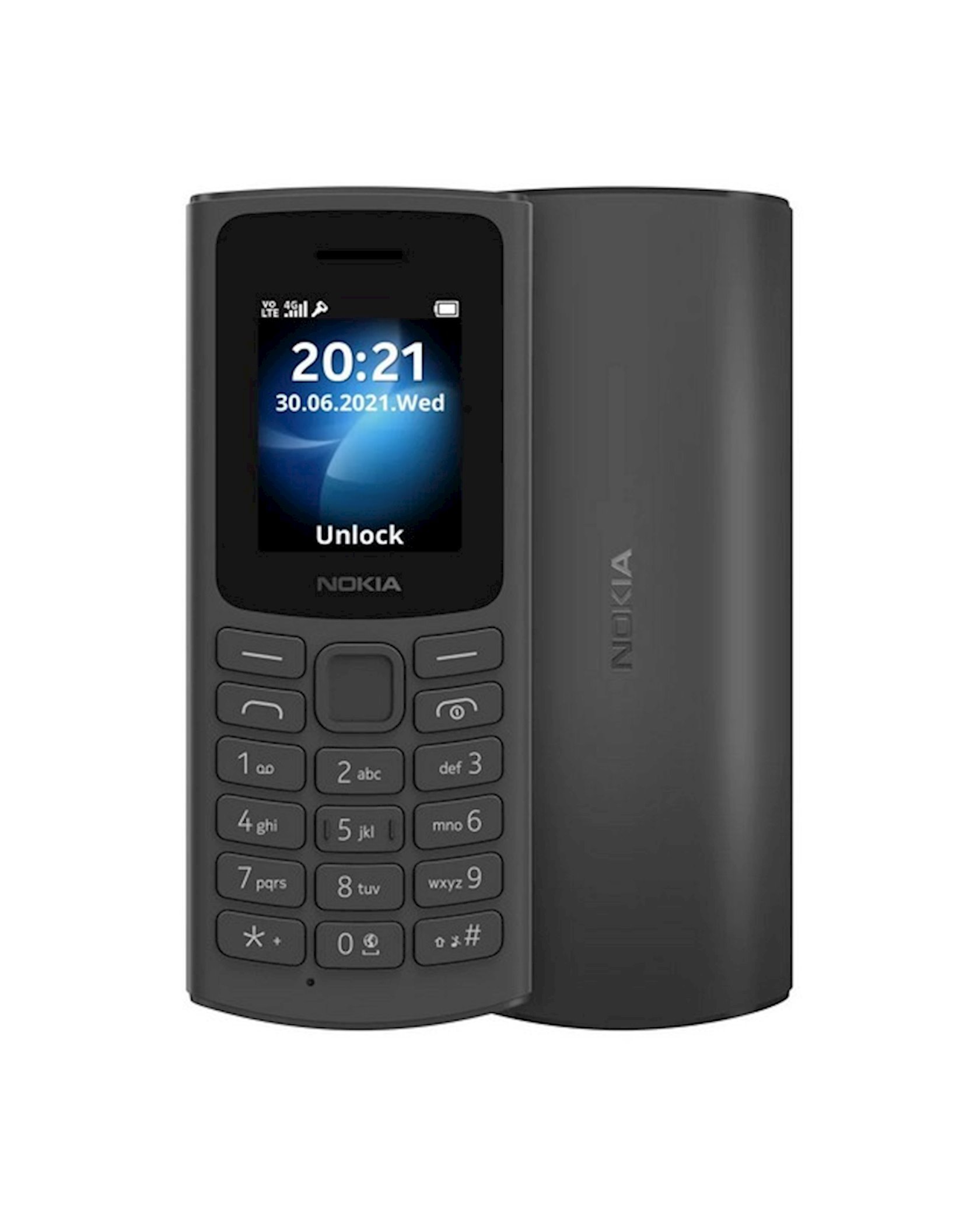 Мобильный телефон Nokia 105 4G Black (6438409062819) - купить в Баку. Цена,  обзор, отзывы, продажа