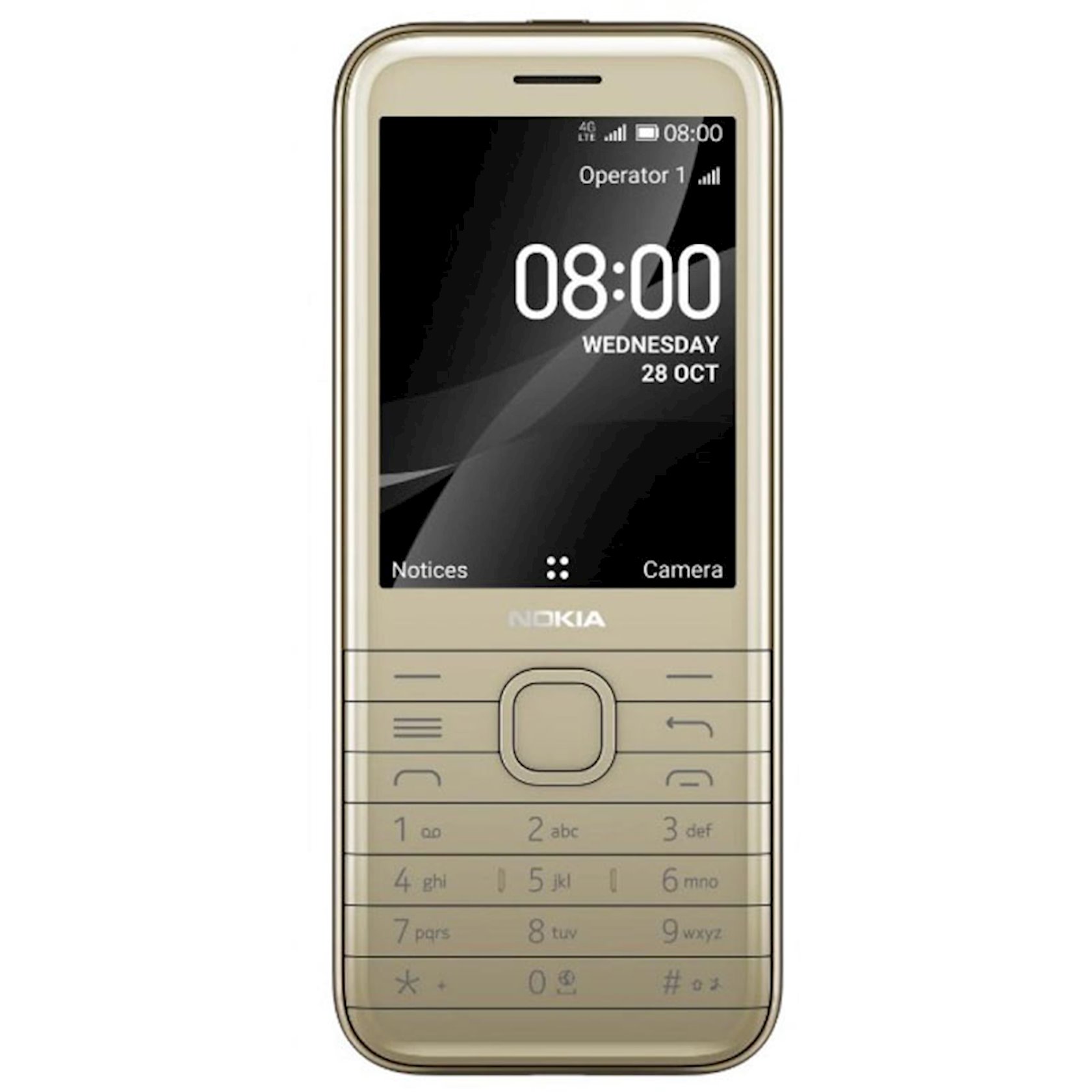 Мобильный телефон Nokia 8000 DS 4GB Gold (6438409055583) - купить в Баку.  Цена, обзор, отзывы, продажа