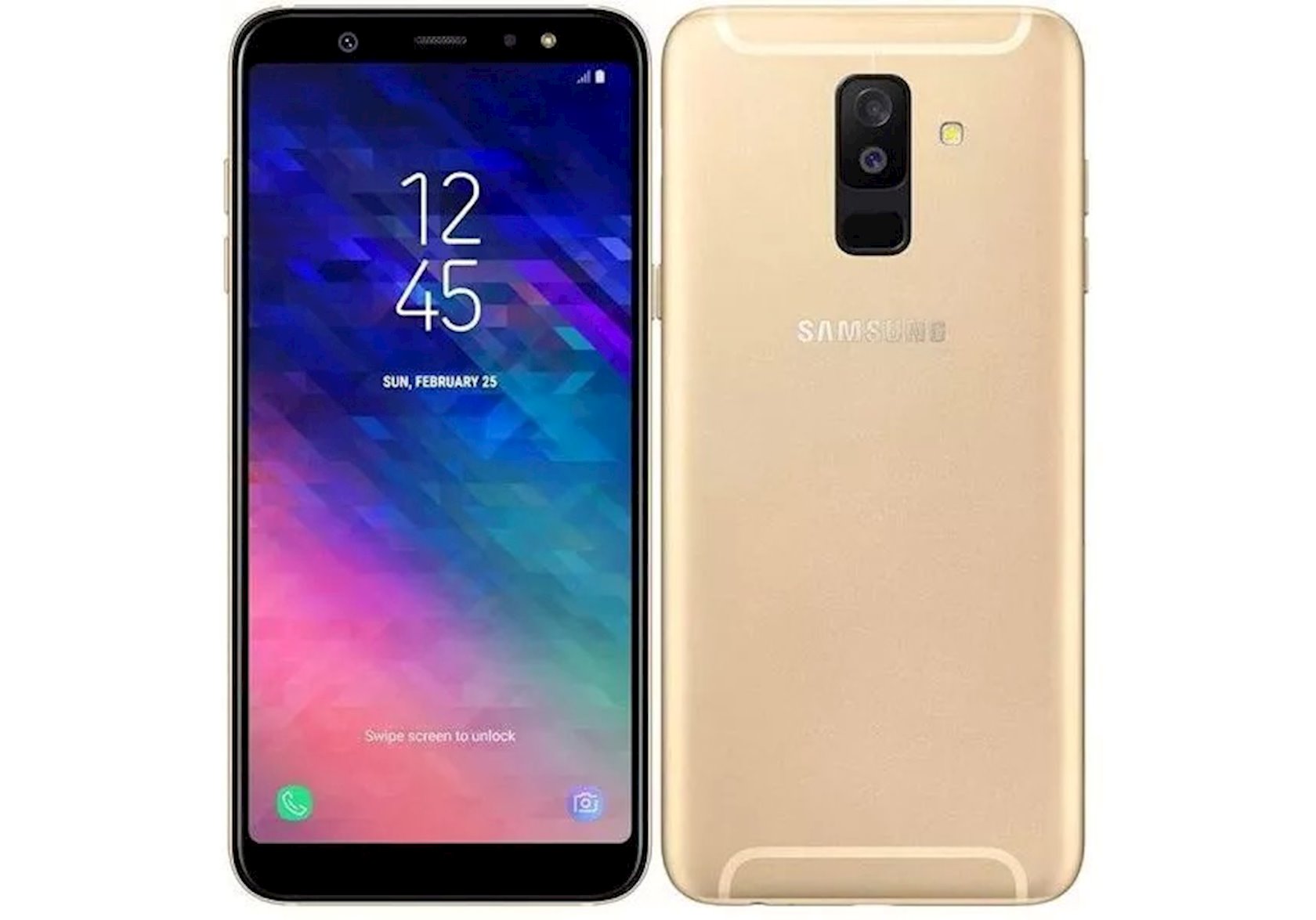 Смартфон Samsung Galaxy A6 Plus 3GB/32GB Dual SIM Gold (8801643333676) -  купить в Баку. Цена, обзор, отзывы, продажа