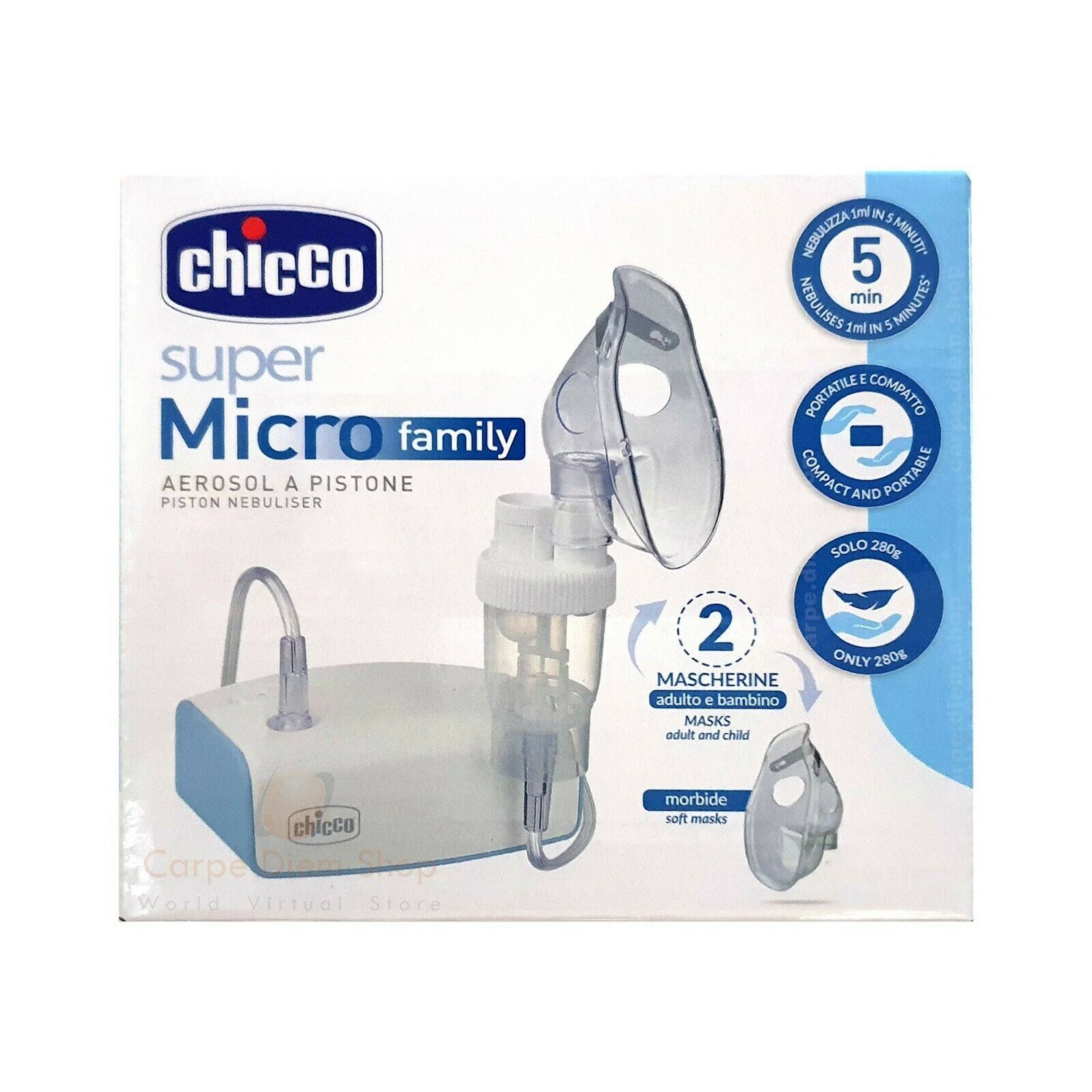 Pistonlu nebulayzer Chicco Super Micro Family - Qiymeti, Bakıda almaq ...