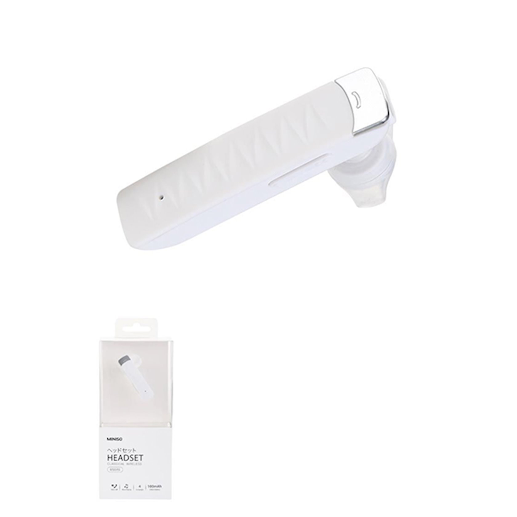 Беспроводная гарнитура Miniso Classical Bluetooth Headset R551S White