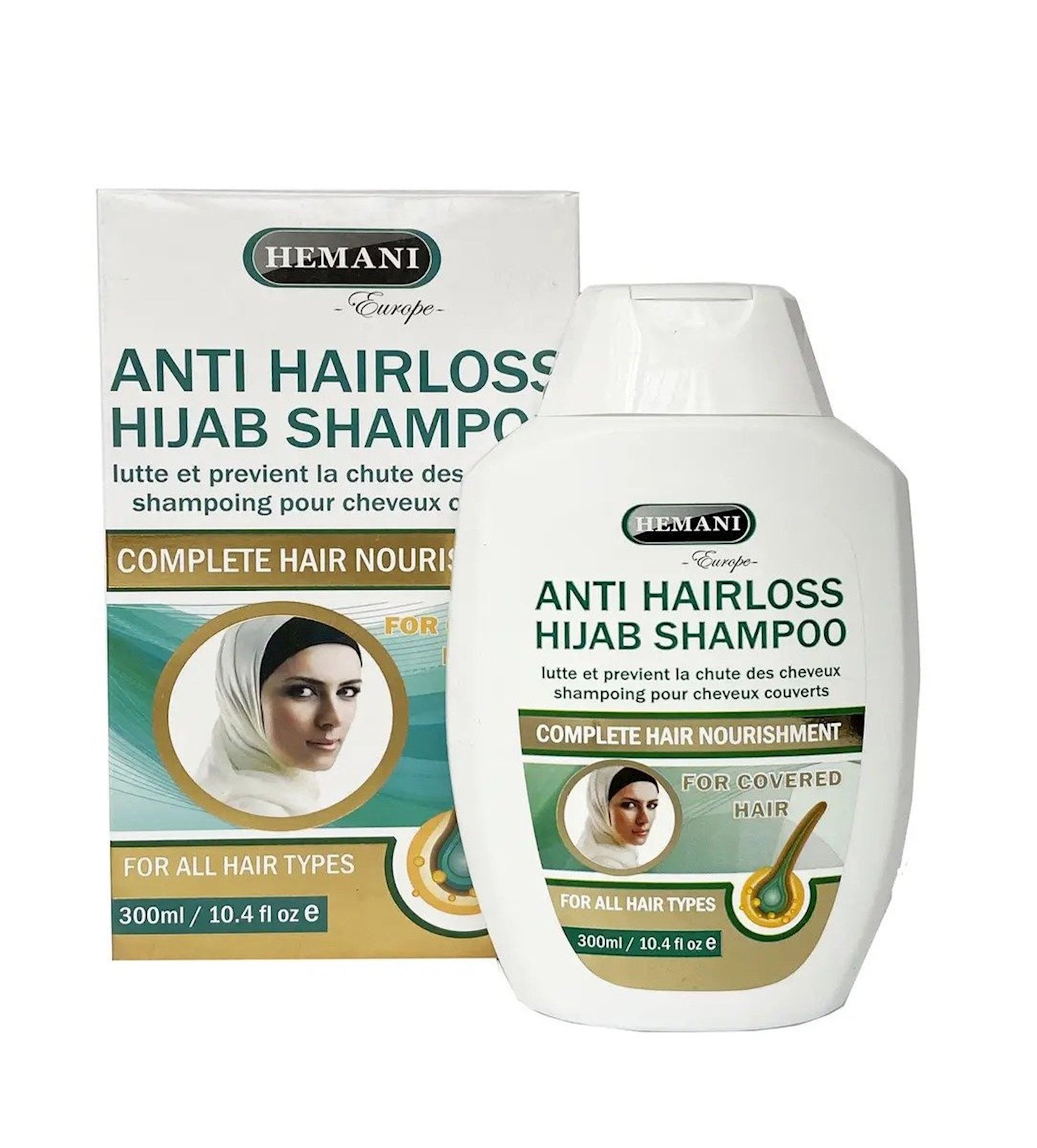 Шампунь Hemani Anti Hair Loss Hijab Shampoo 300 мл купить в Баку