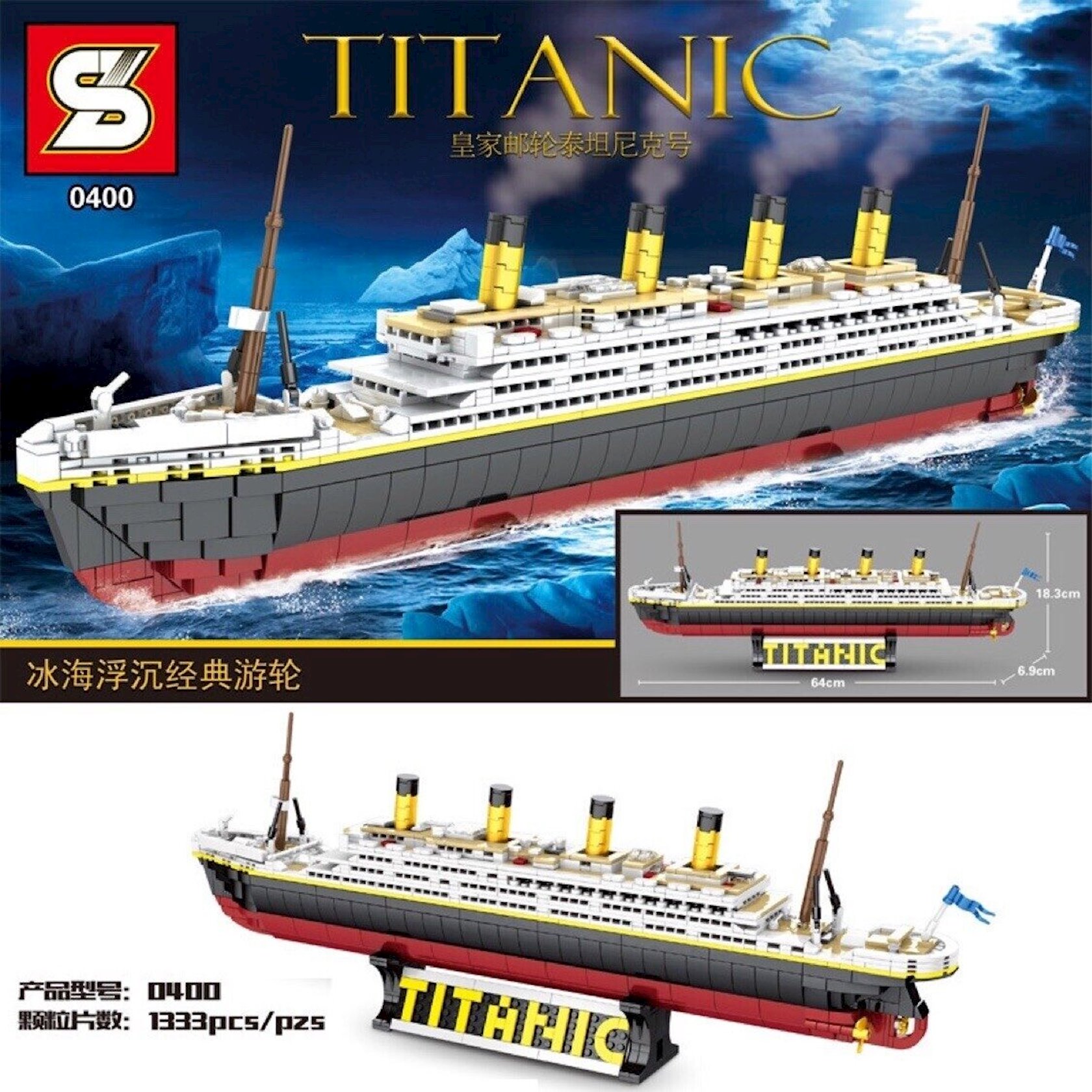 Lego titanic caja on sale