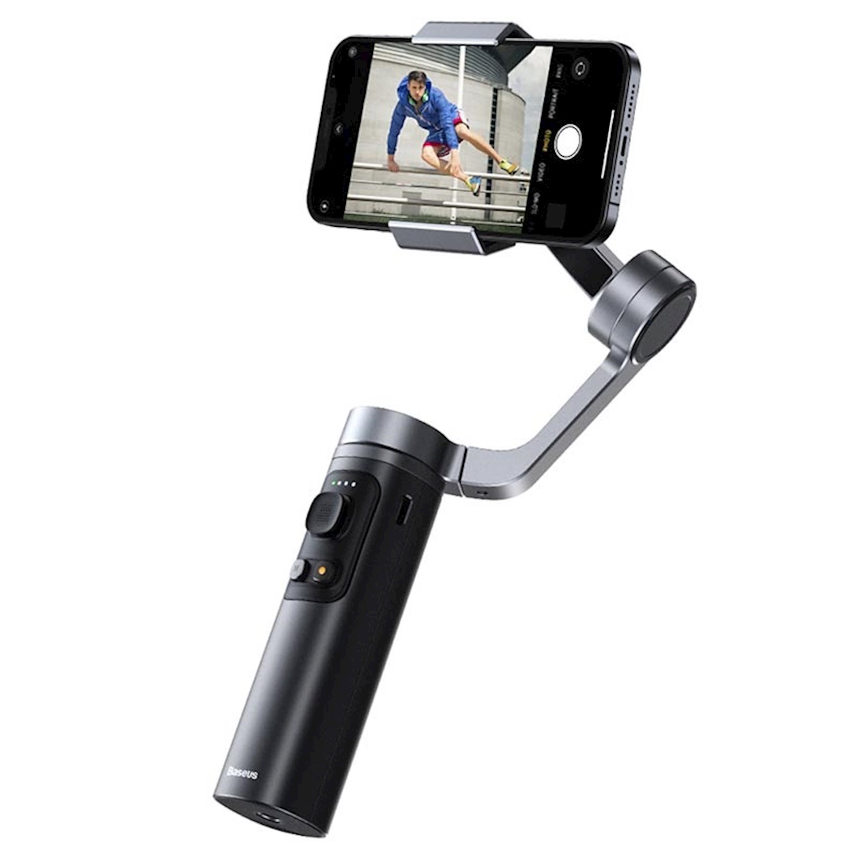 Стабилизатор Baseus Gimbal Stabilizer Smartphone Handheld Folding Suyt-Dog  Black - купить в Баку. Цена, обзор, отзывы, продажа