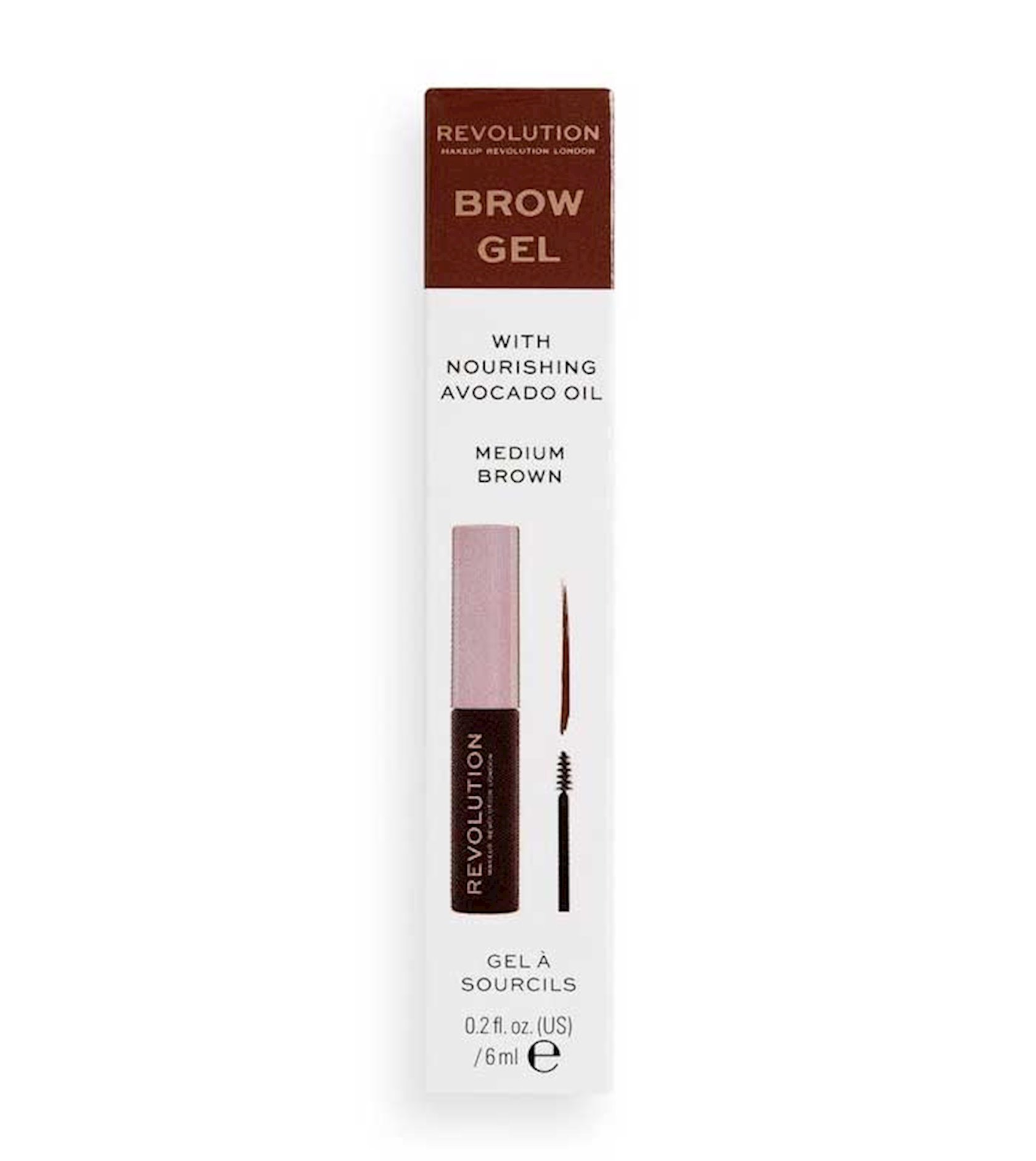 Гелевая тушь для бровей Brow Gel: Medium Brown