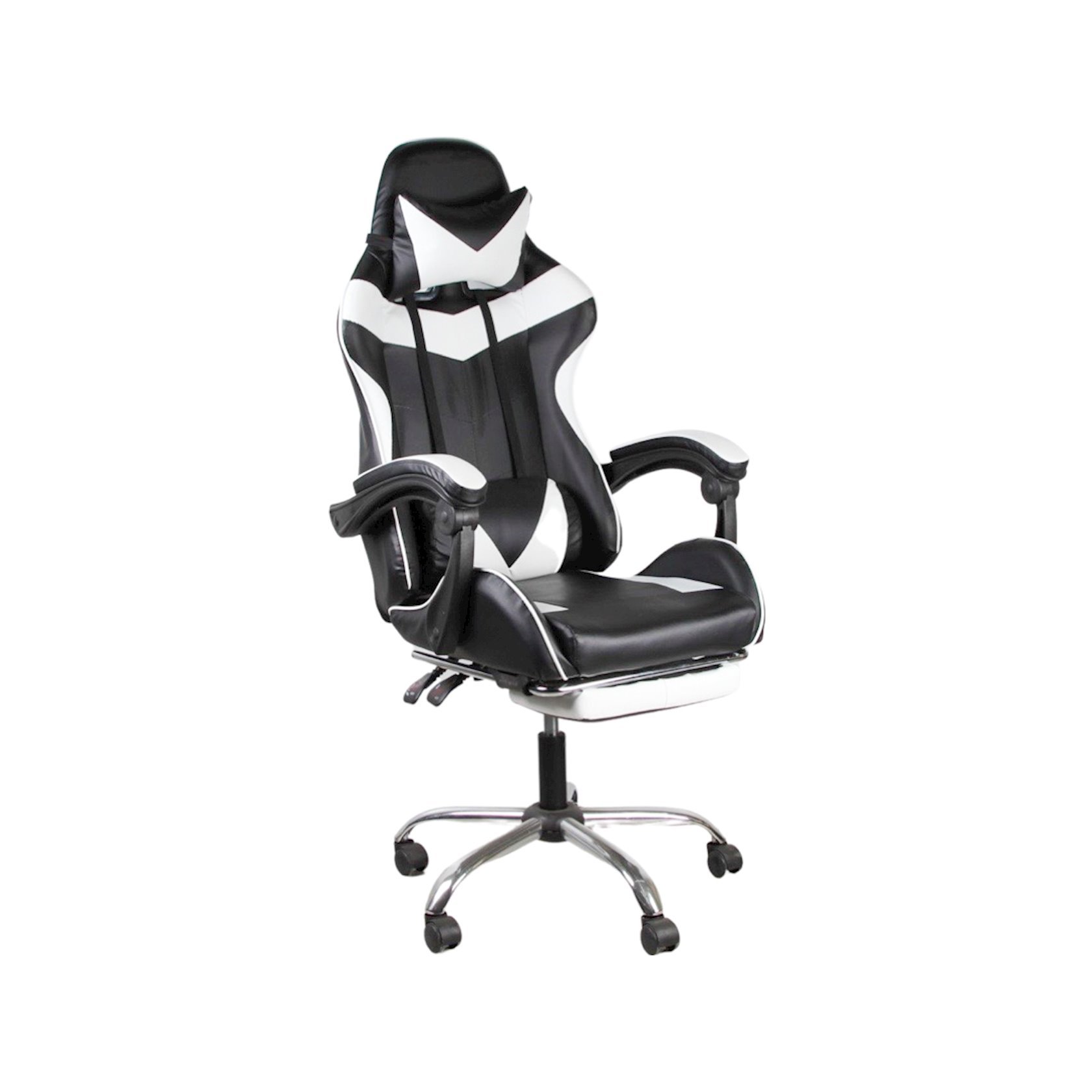 Геймерское кресло Gaming Chair, черное/белое, 130x70 см - купить в Баку ...