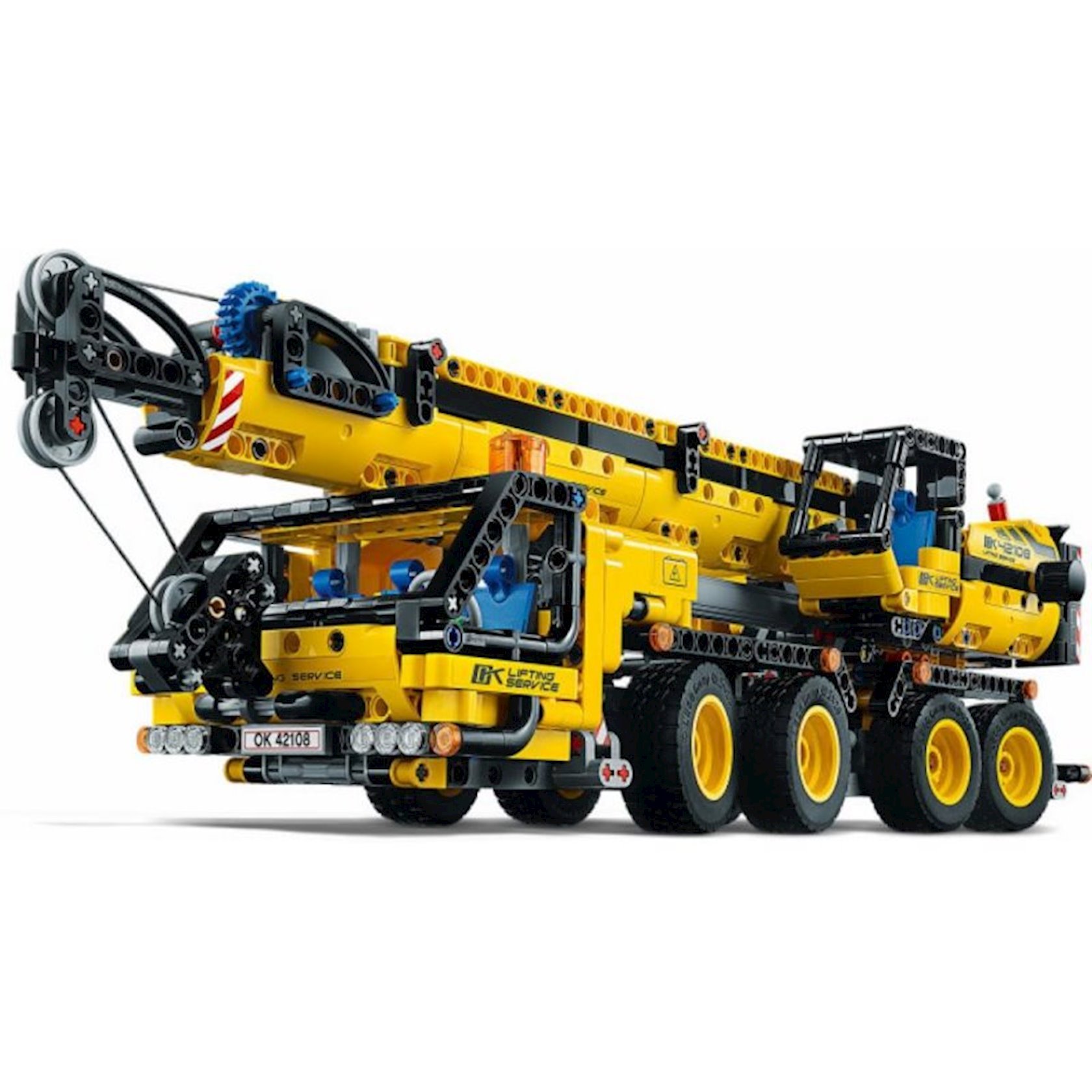 Lego technic yellow crane on sale