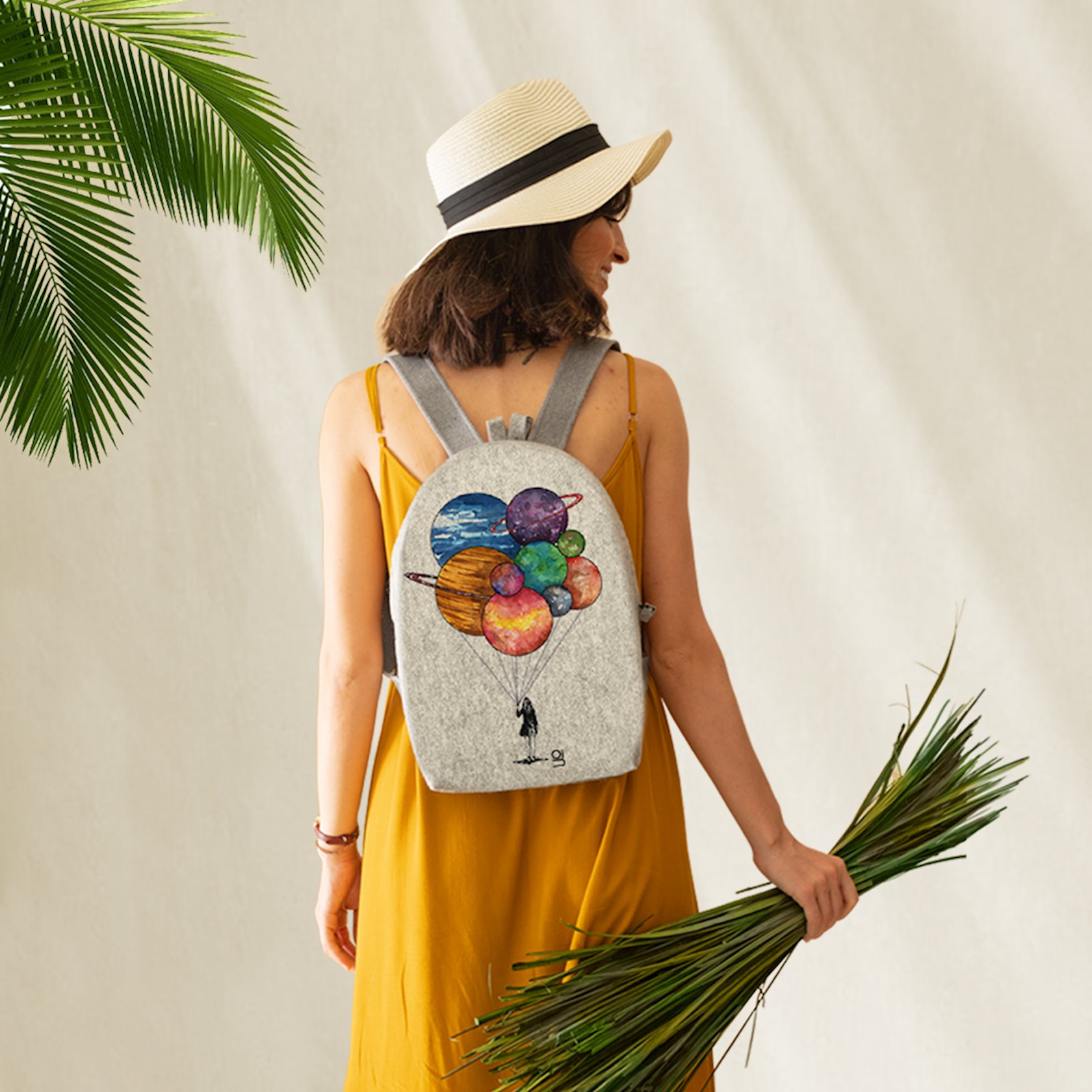Рюкзак из войлока Cool Bags Планеты, cерый - купить в Баку. Цена, обзор ...
