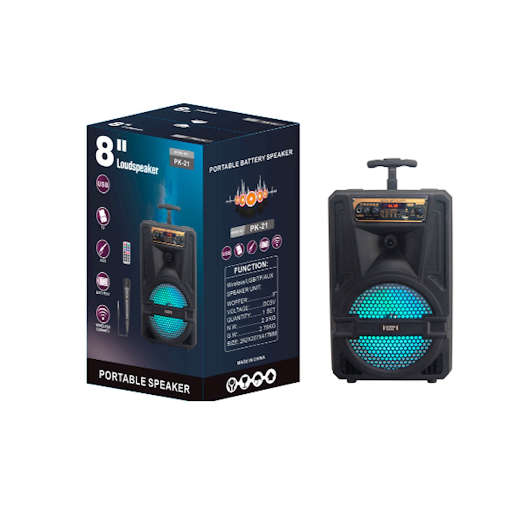 Портативная колонка Gedi-G PK-21 - купить в Баку. Цена, обзор, отзывы ...