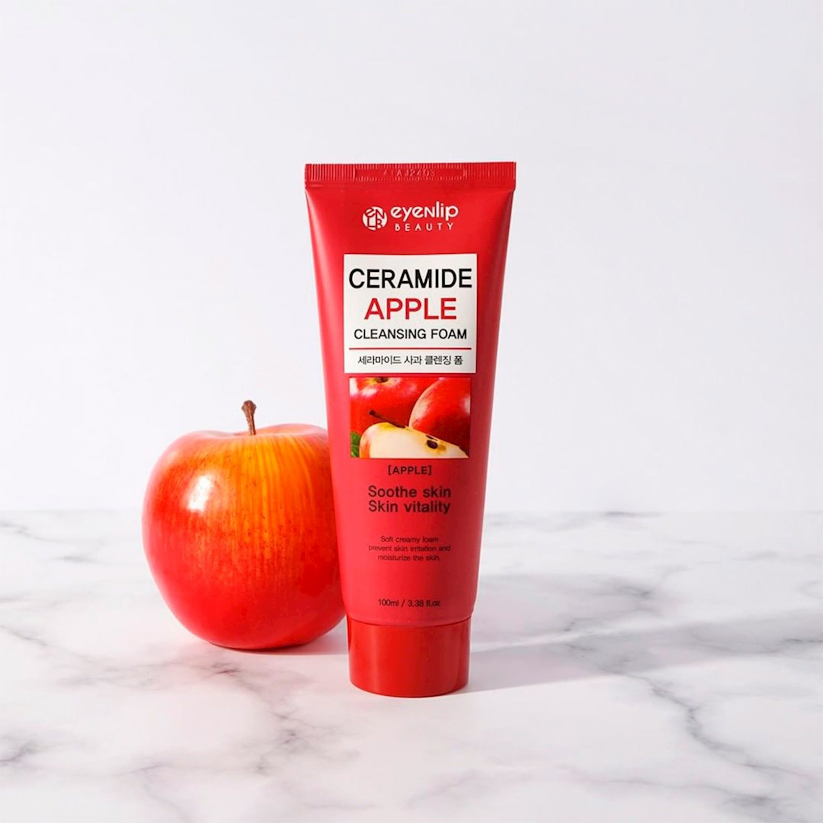 Ceramide apple cleansing foam как пользоваться