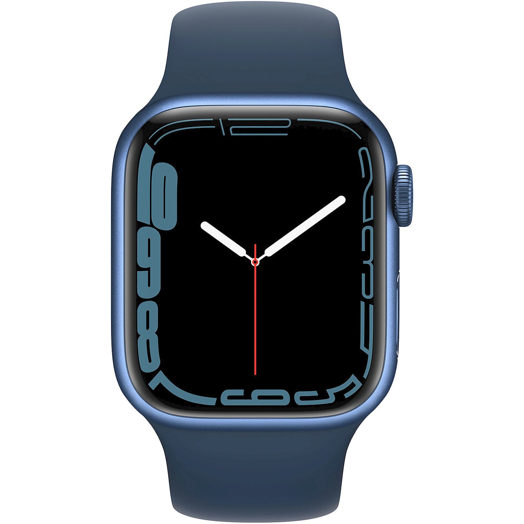 Ağıllı Saat Apple Watch Series 7 GPS 45mm Blue Aluminum Case With Abyss ...