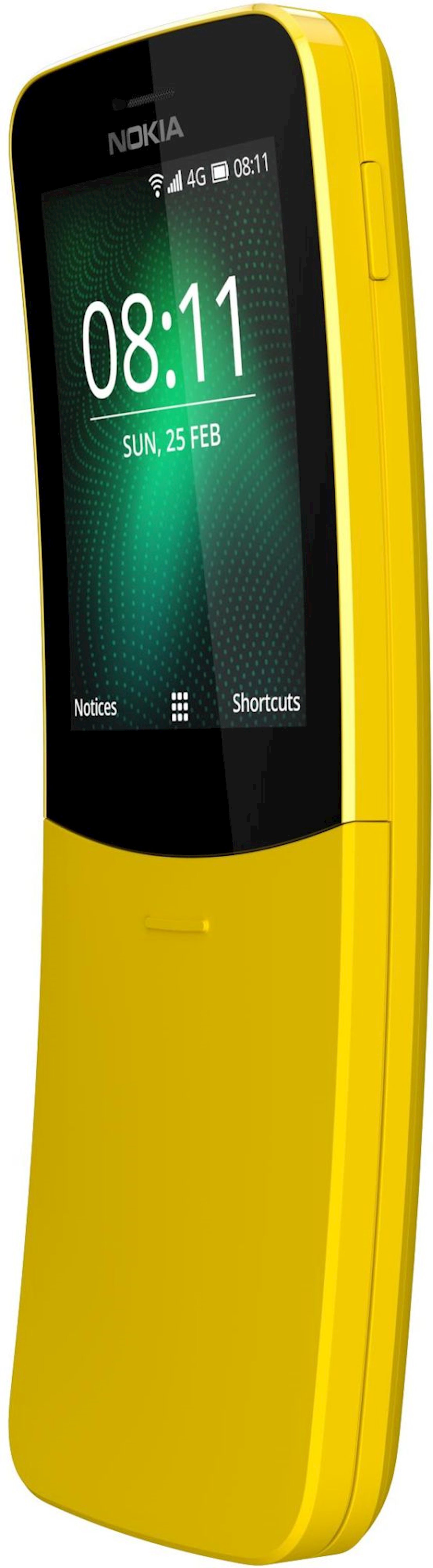 Mobil telefon Nokia 8110 512MB/4GB Banana Yellow - Qiymeti, Bakıda almaq.  Satışı, icmal, rəylər