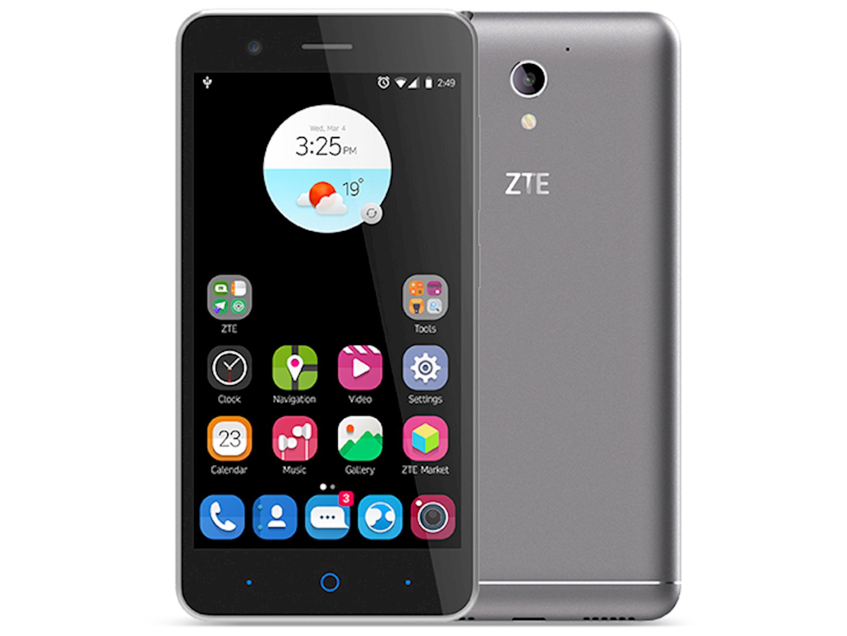 Смартфон ZTE Blade A510 1GB/8GB Grey - купить в Баку. Цена, обзор, отзывы,  продажа