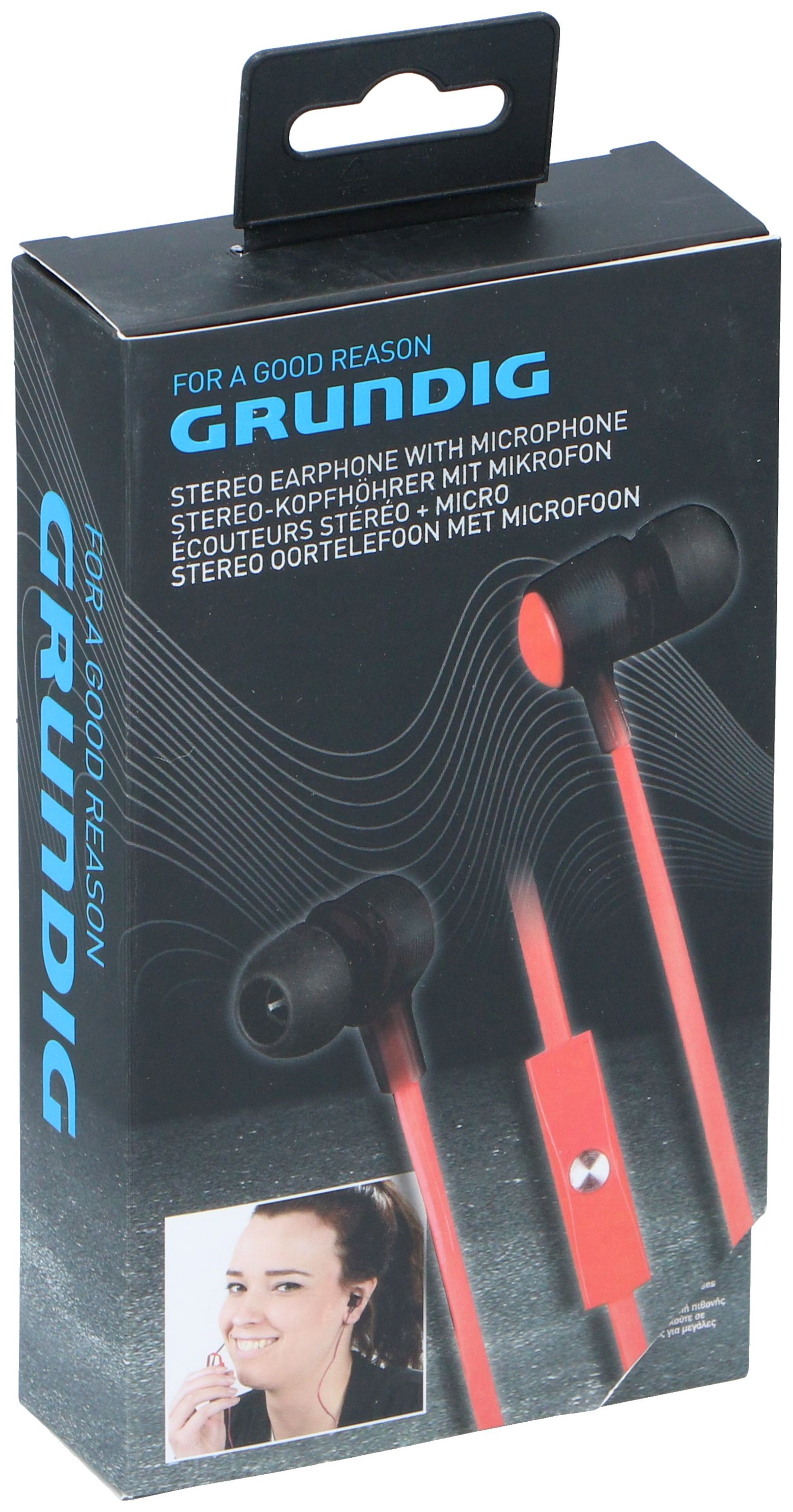 Grundig stereo 2024 earphone with microphone