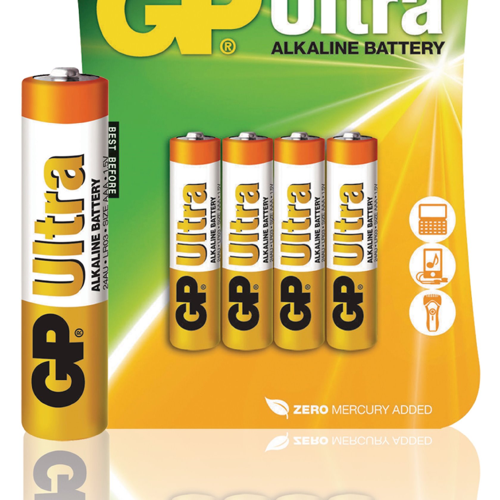 GP Ultra Alkaline Battery. Батарейка GP 24au.