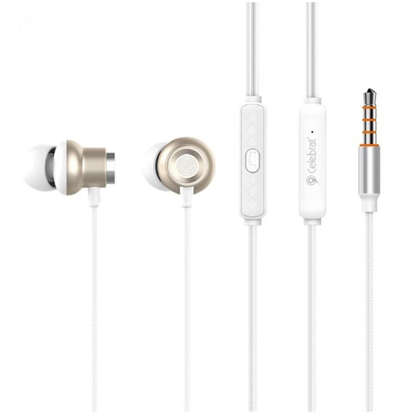 Проводные наушники Celebrat D5 Magnetic Earbuds Gold - купить в Баку ...