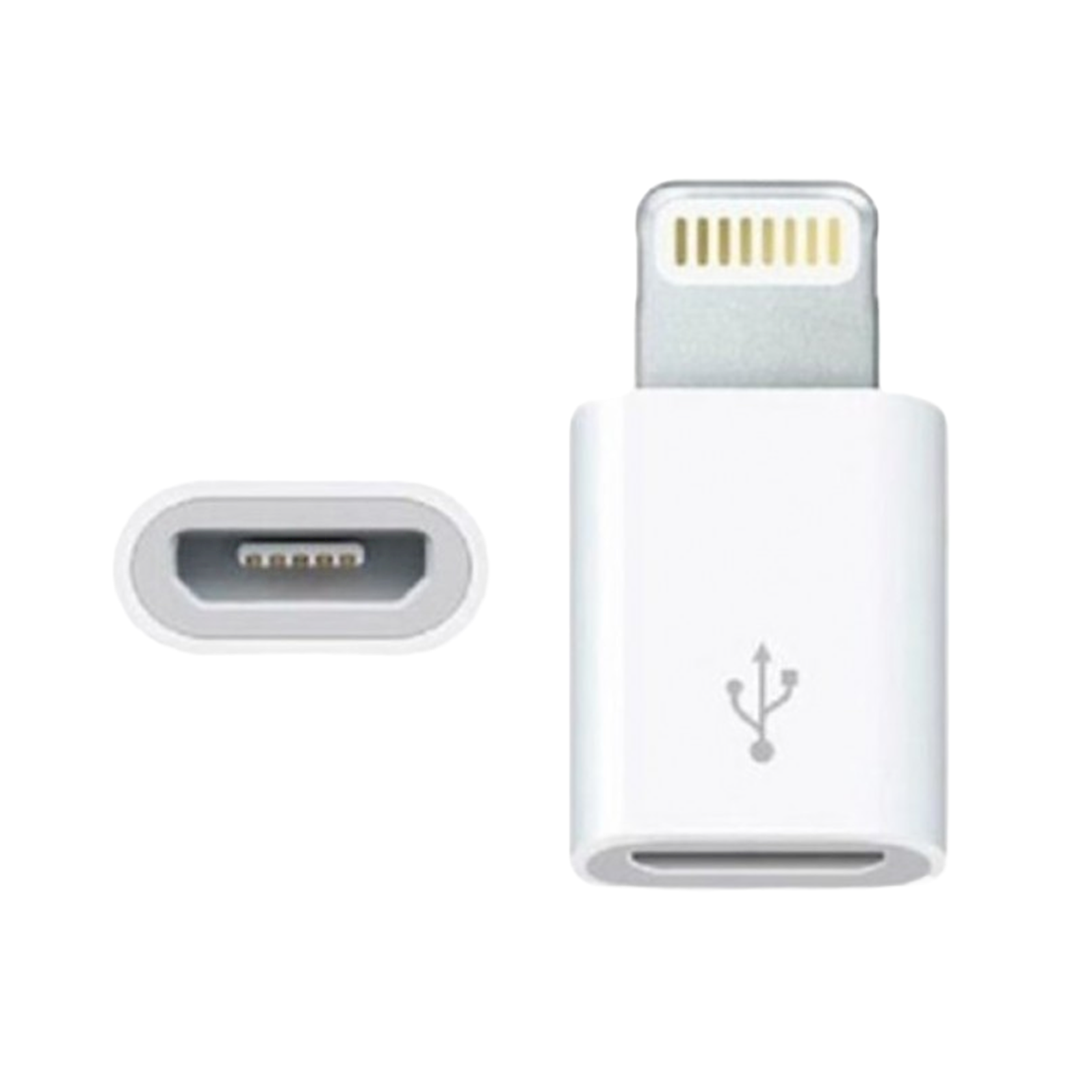 Переходник Micro-USB - Lightning Apple Adapter Converter White - купить в  Баку. Цена, обзор, отзывы, продажа