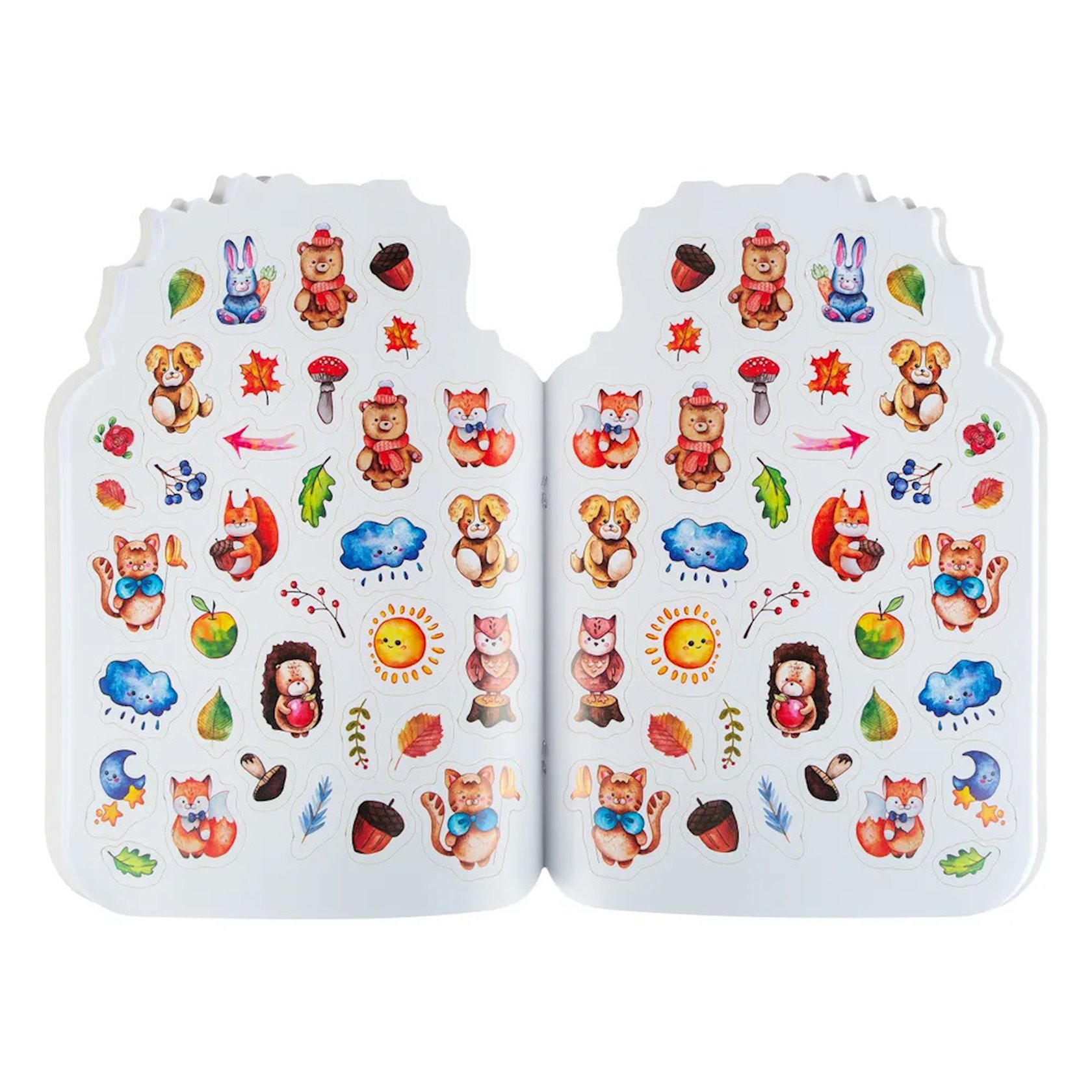 Альбом для рисования Невская палитра Цветик с наклейками, Ёжик, 100 г ...