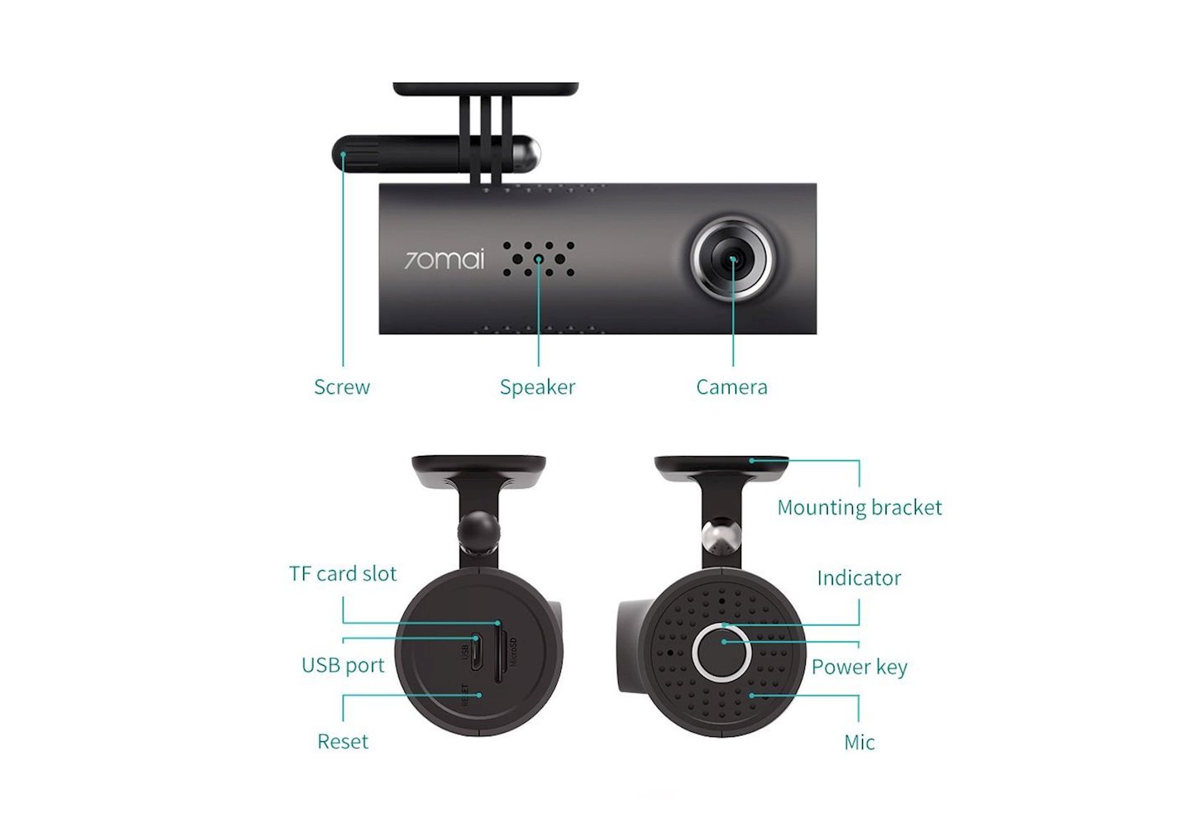 70mai smart dash cam 1s карта памяти