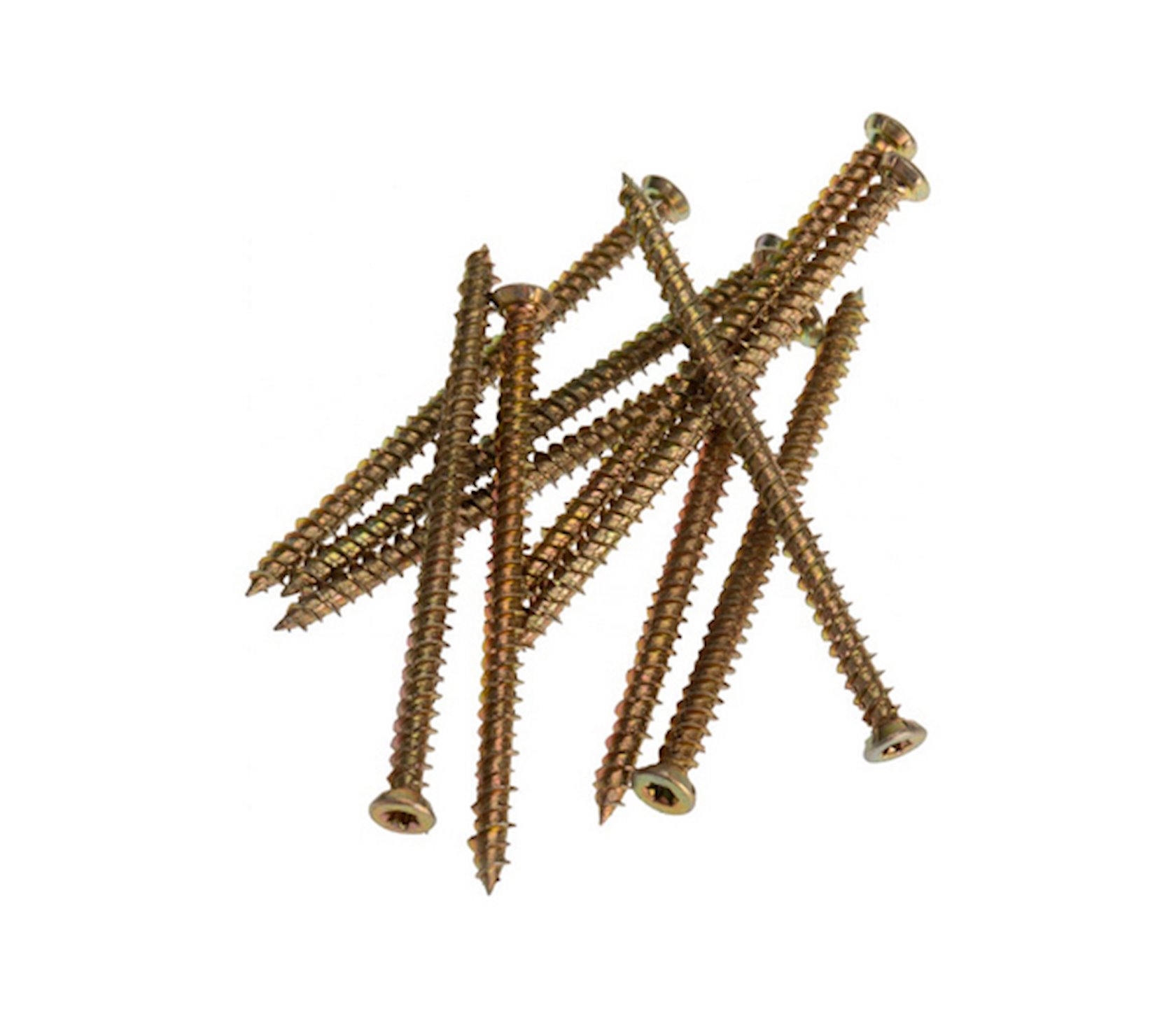 Шуруп Kranz для бетона 7.5x112, 100 штук, сталь, золотистый - купить в ...