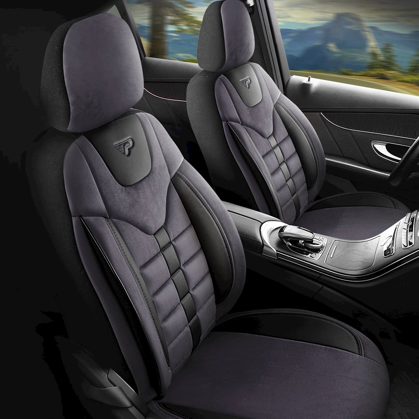 Чехол для автомобиля Panda Toronto Series Dark Grey - купить в Баку ...