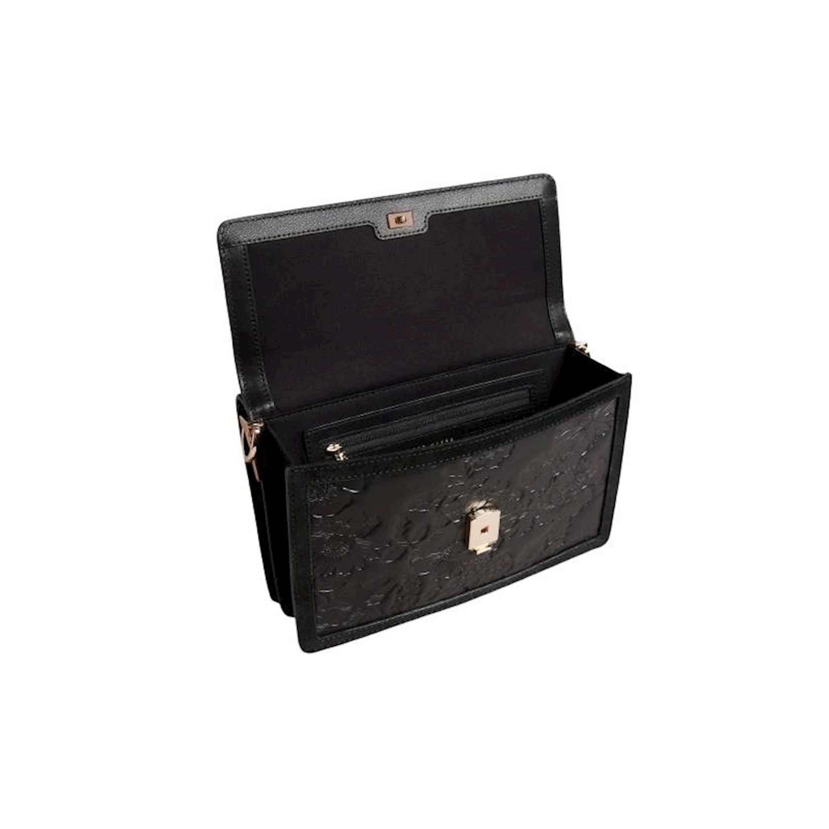 Сумка на плечо Ted Baker Floresa Floral Laser Cut кожа, черная купить