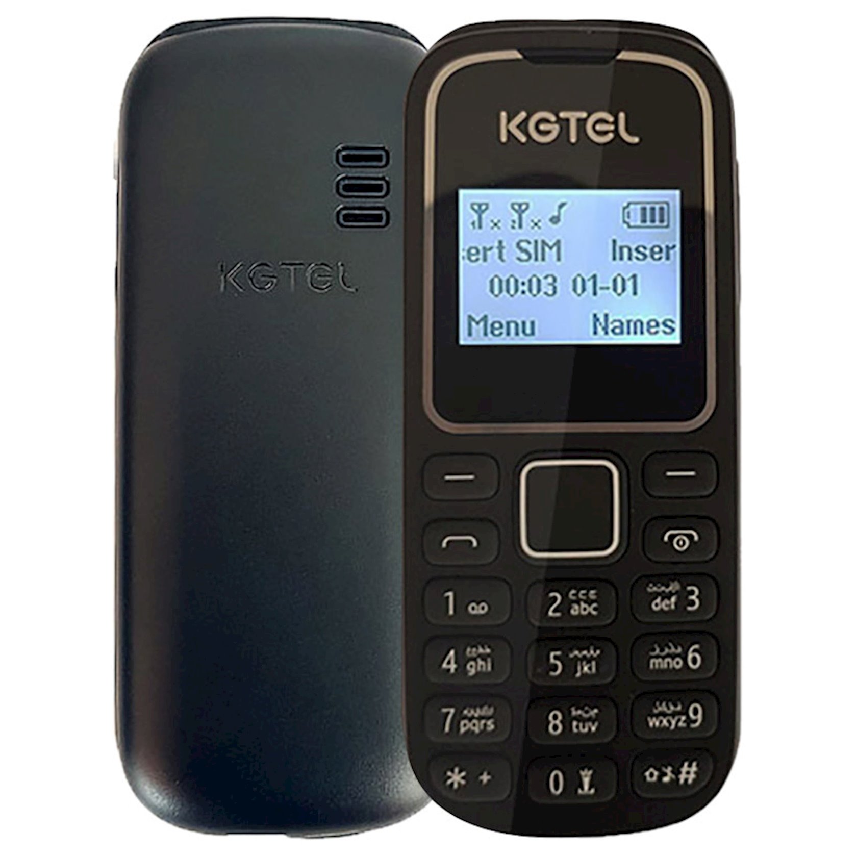 Мобильный телефон Kgtel KG1280 Duos Black - купить в Баку. Цена, обзор,  отзывы, продажа