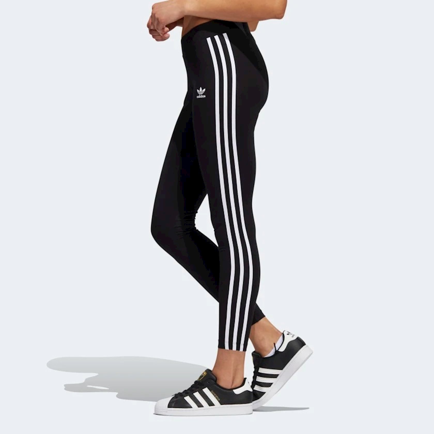 Тайтсы женские Adidas Classics 3-Stripes HD2350, черный, размер 34/XS ...