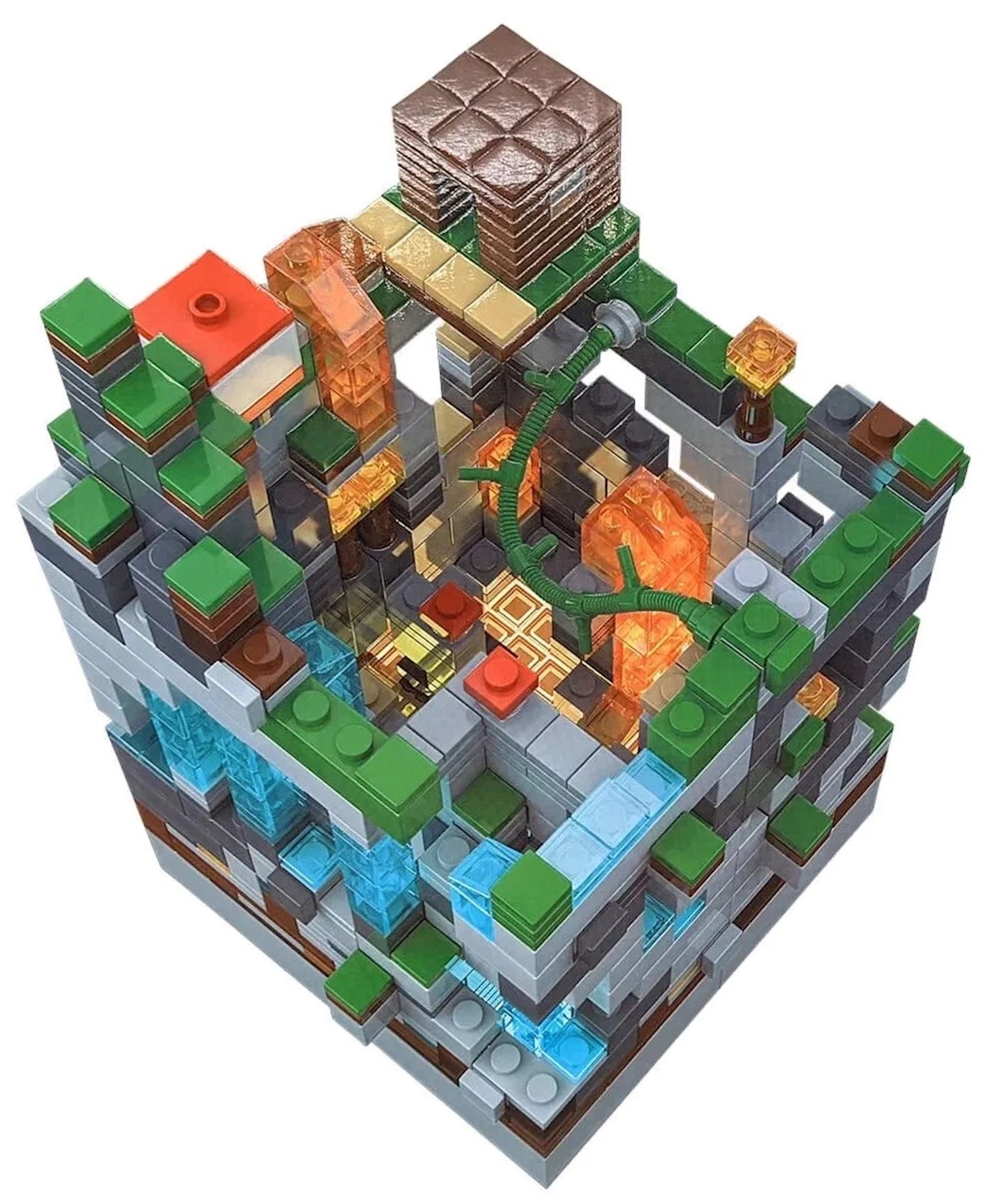Конструктор Renzaima Minecraft 682 "Нападение на серую крепость" с ...
