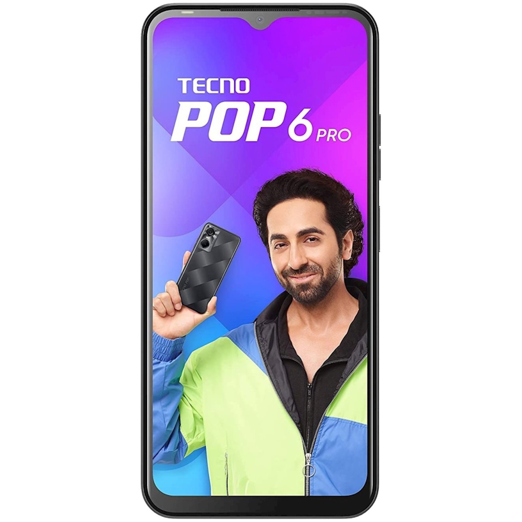 Смартфон Tecno POP 6 Pro 2GB/32GB Polar Black - купить в Баку. Цена, обзор,  отзывы, продажа