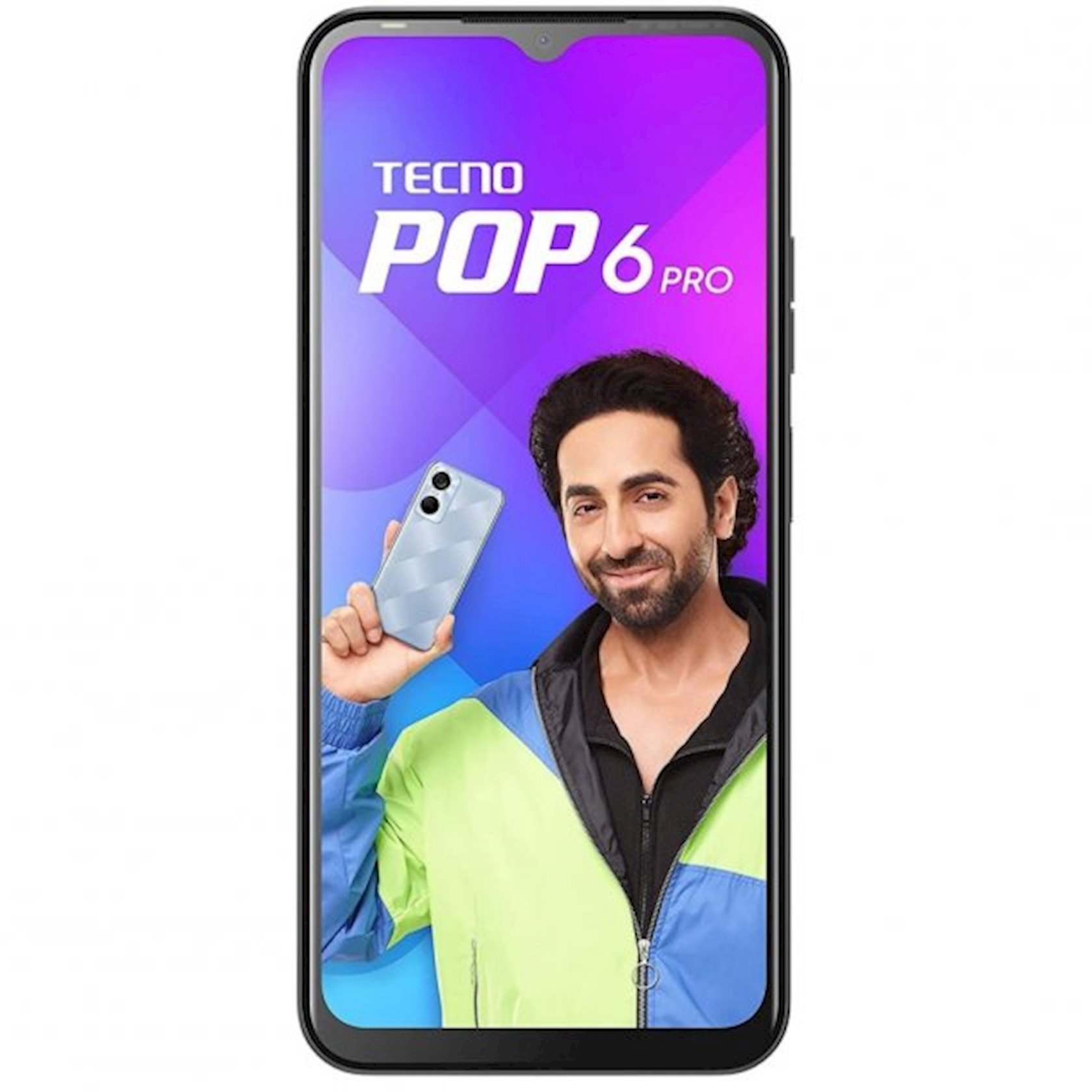 Смартфон Tecno POP 6 Pro 2GB/32GB Peaceful Blue - купить в Баку. Цена,  обзор, отзывы, продажа